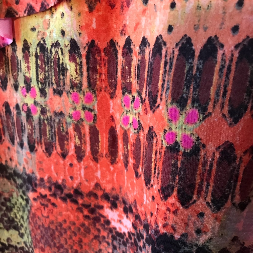 DRESS BARN LAYERED TANK- pop of color Large Lg - Picture 6 of 6